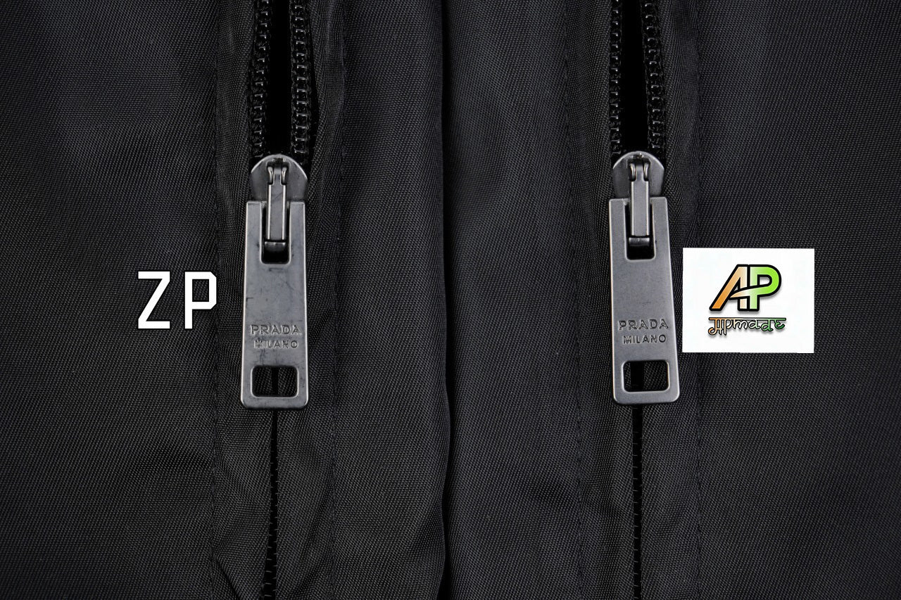 Prada 25 Nylon Harrington Flight Jacket