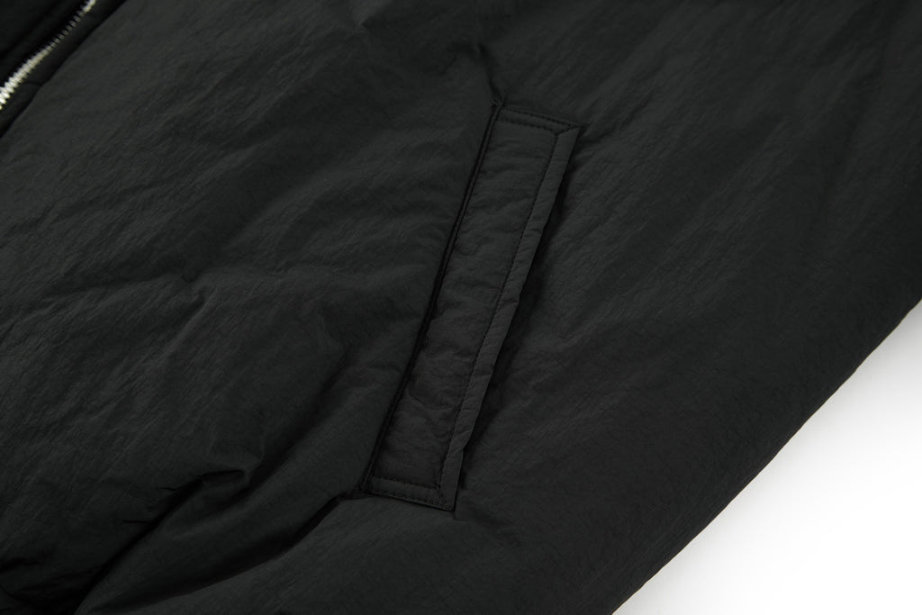 Prada Embroidered Logo Zip-Up Cotton Jacket