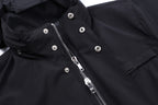 Prada Hooded Stand Collar Fabric Two-Piece Jacket