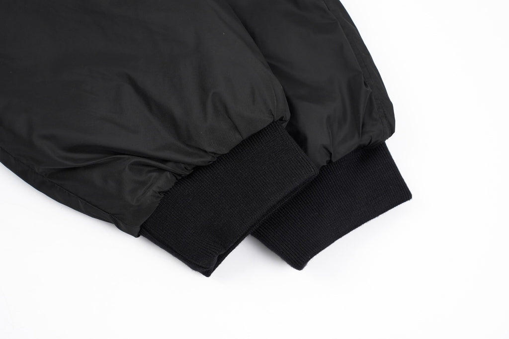 Prada Nylon Down Jacket with Metal Triangle Logo