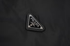 Prada Nylon Down Jacket with Metal Triangle Logo