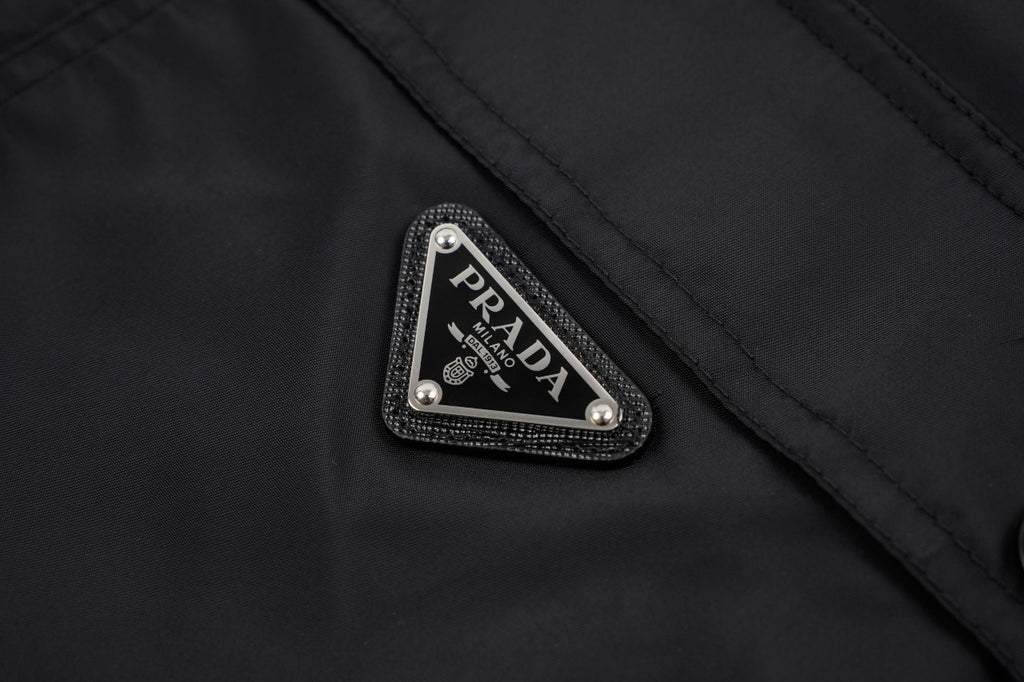 Prada Double Pocket Triangle Logo Jacket