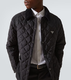 Prada Diamond Check Cotton Jacket