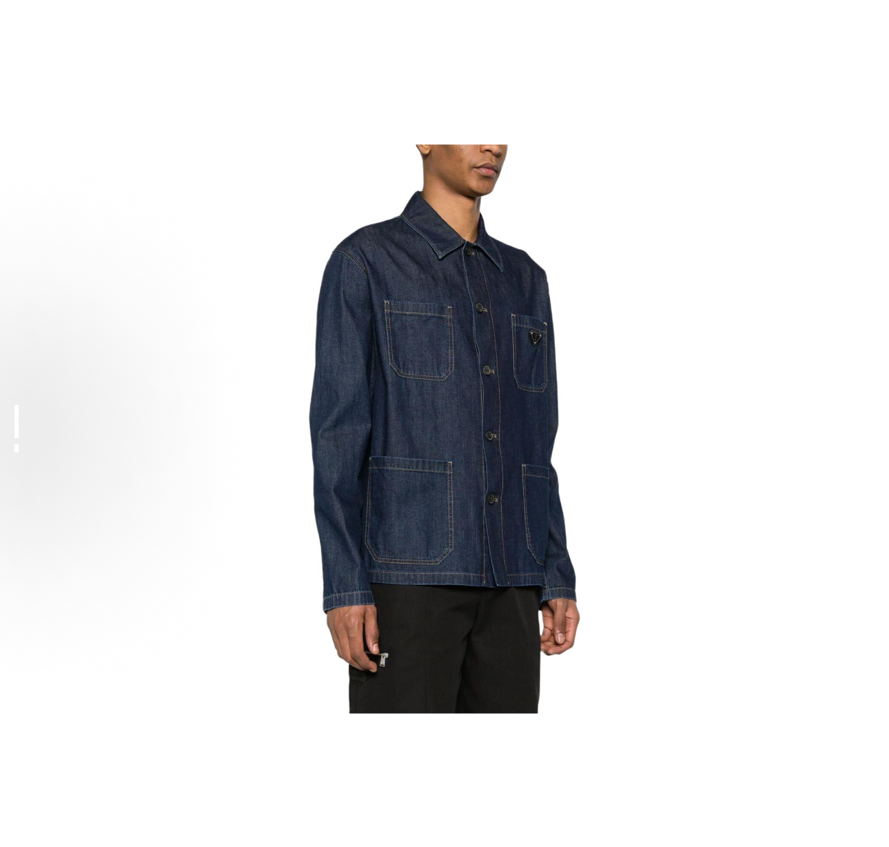 Prada Solid Color Single-Breasted Lapel Long-Sleeved Jacket