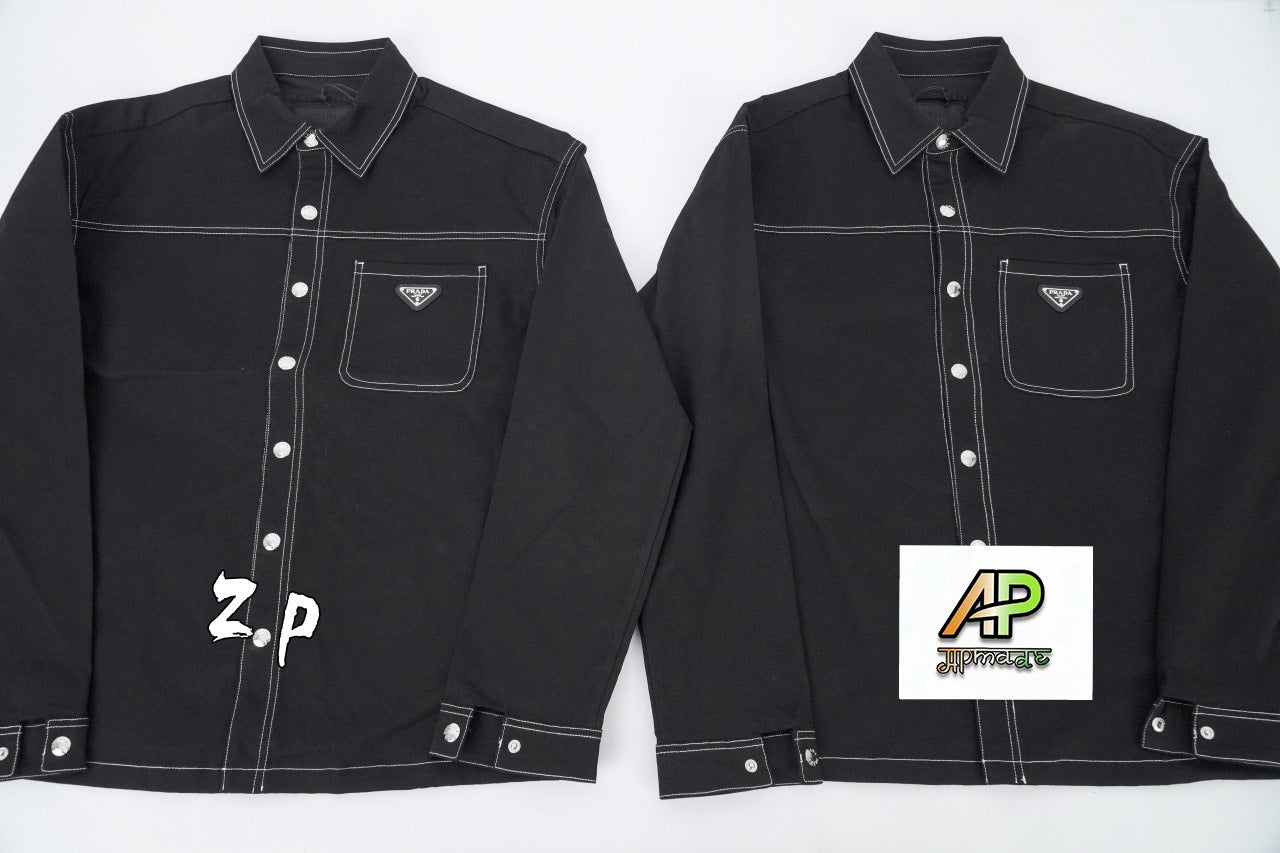 Prada Cotton Stretch Twill Jacket