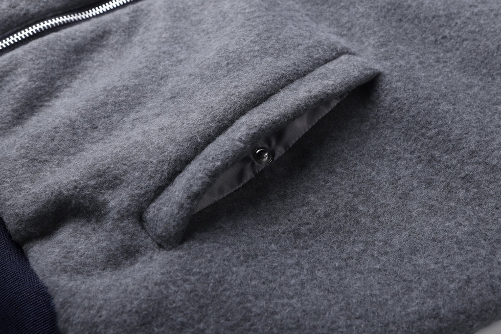Miu Miu 25SS Reversible Technical Fabric and Fleece Jacket