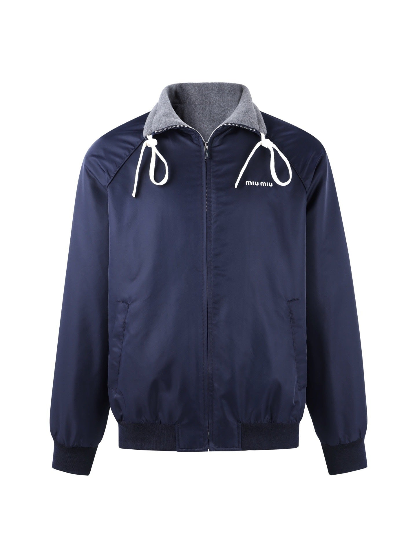 Miu Miu 25SS Reversible Technical Fabric and Fleece Jacket