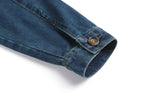 Miu Miu Hooded Embroidered Solid Color Zip-Up Denim Jacket