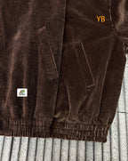 Miu Miu Letter Embroidery Corduroy Jacket