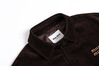 Miu Miu Letter Embroidery Corduroy Jacket