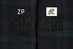 Miu Miu Dark Green Plaid Cotton-Padded Jacket