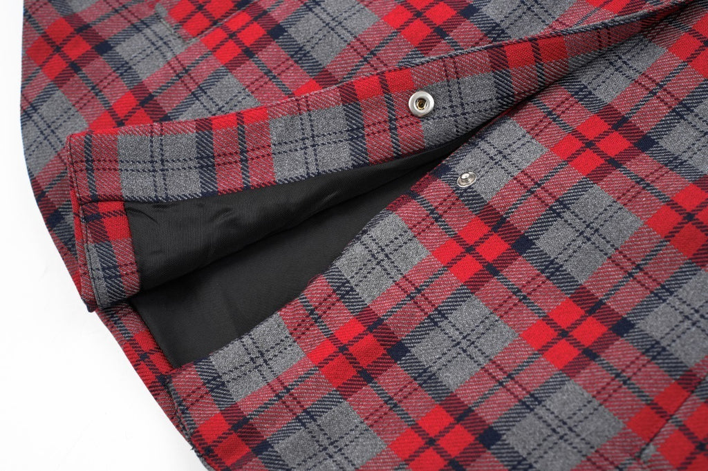 Miu Miu Small Checkered Cotton-Padded Jacket
