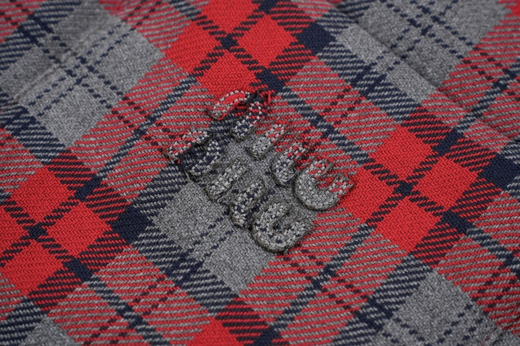 Miu Miu Small Checkered Cotton-Padded Jacket