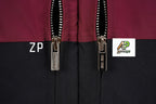 Miu Miu Small Logo Color Matching Rose Red Hooded Jacket