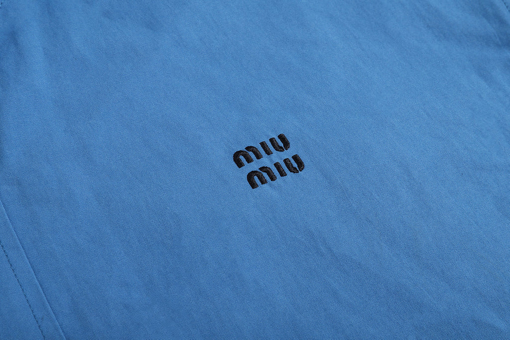 Miu Miu Poplin Waist Jacket