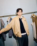 Miu Miu Logo Embroidered Button-Down Jacket