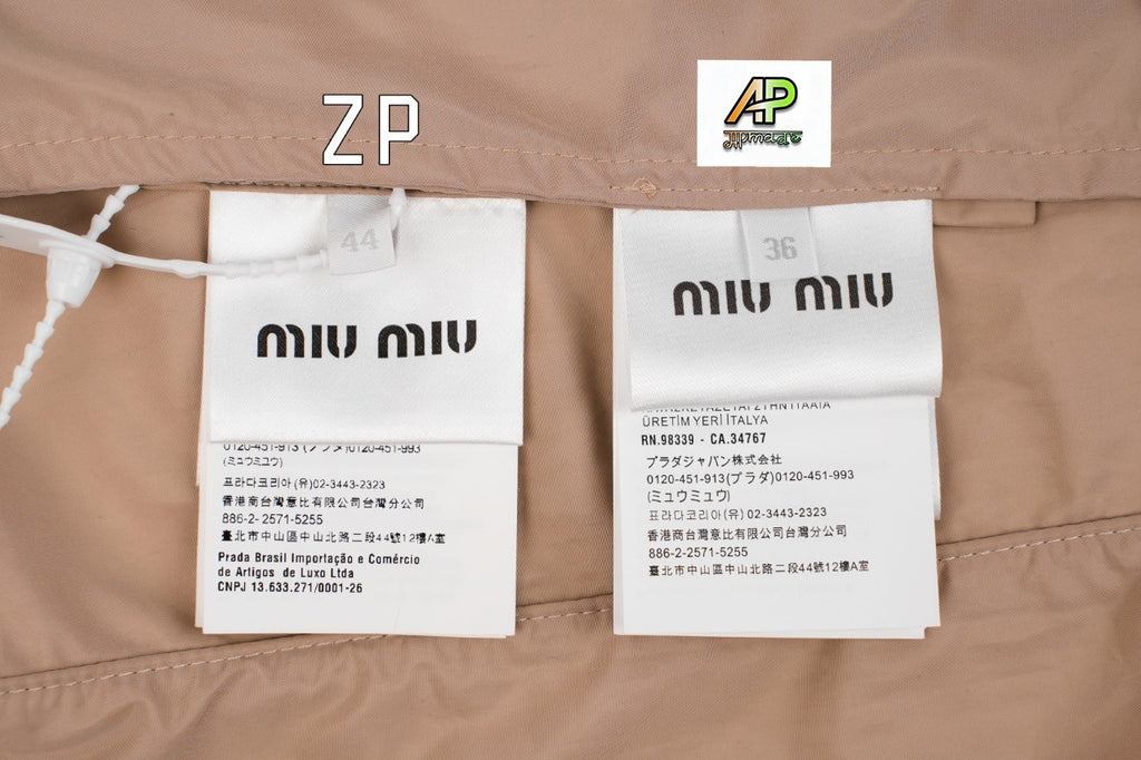 Miu Miu Recycled Lightweight Windproof Jacket