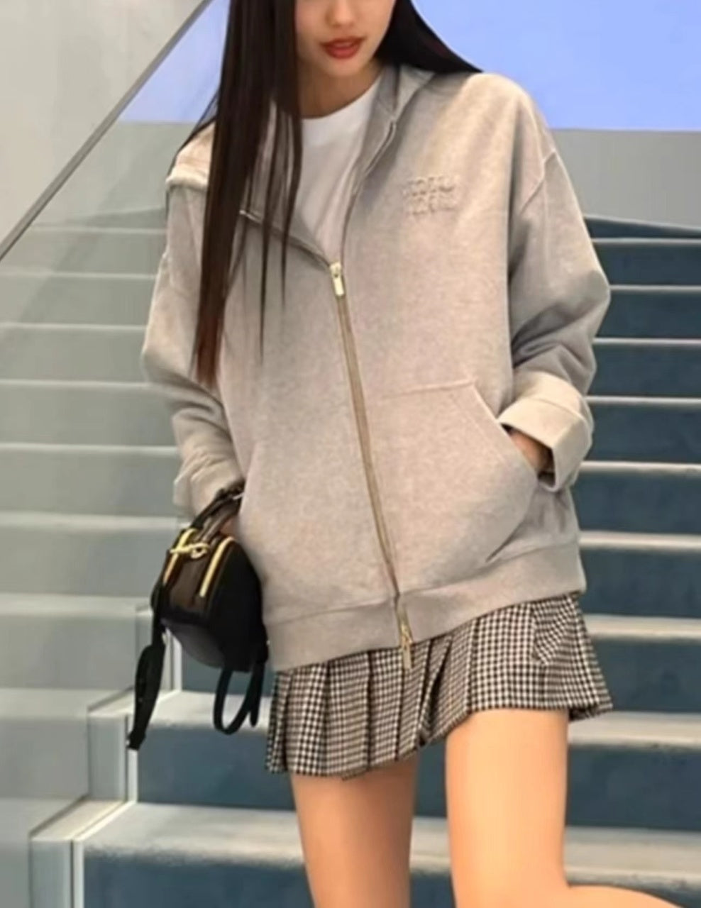 Miu Miu Cotton Hooded Jacket