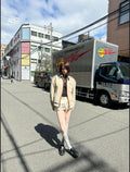 Miu Miu Old-Fashioned Cotton-Linen Blend Jacket
