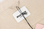 Miu Miu Old-Fashioned Cotton-Linen Blend Jacket