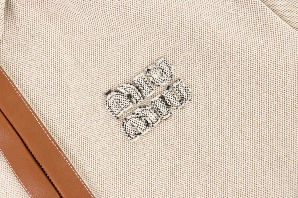 Miu Miu Old-Fashioned Cotton-Linen Blend Jacket