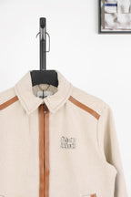 Miu Miu Old-Fashioned Cotton-Linen Blend Jacket