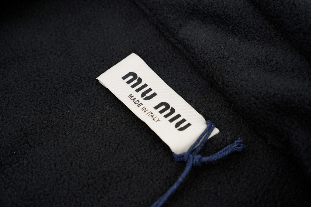 Miu Miu Woven and Dyed Polar Fleece Jacket