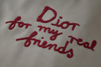 Dior Towel Embroidered Patchwork Leather Baseball Jacket