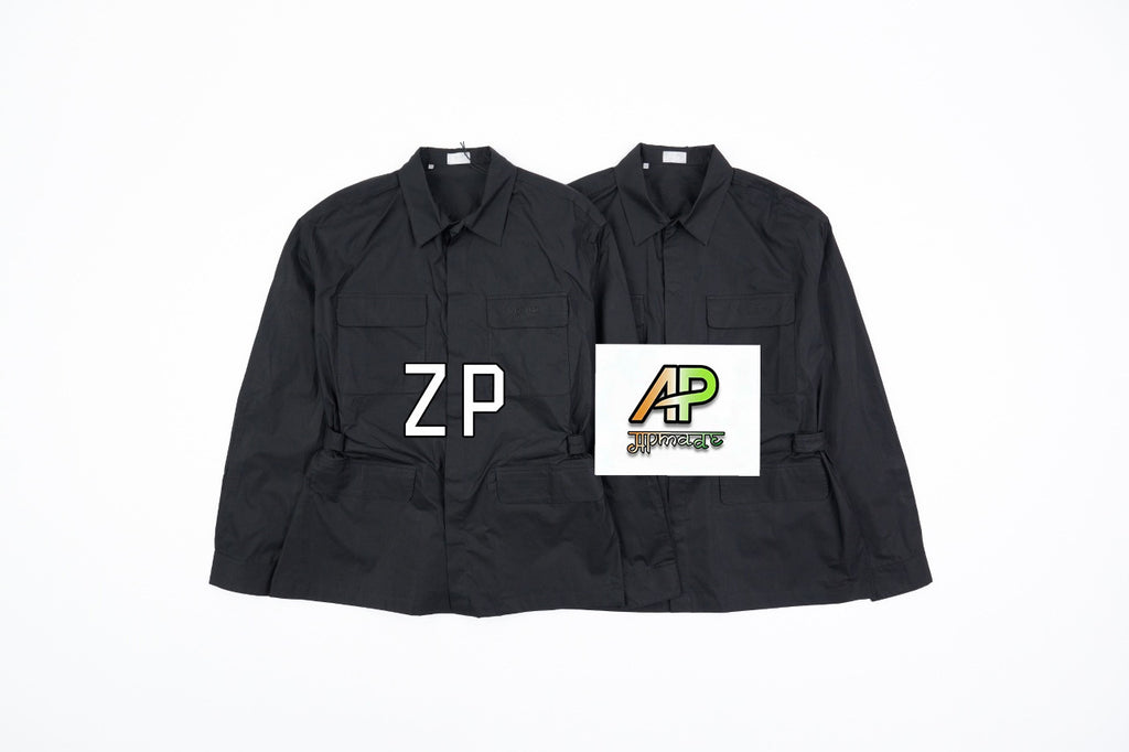 Dior CD Four-Pocket Back-Tie Jacket