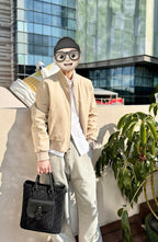 Dior Double-Sided Cotton-Padded Jacket with Rattan Quilting