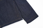 Dior Embroidered Topstitched Denim Stand-Up Collar Jacket