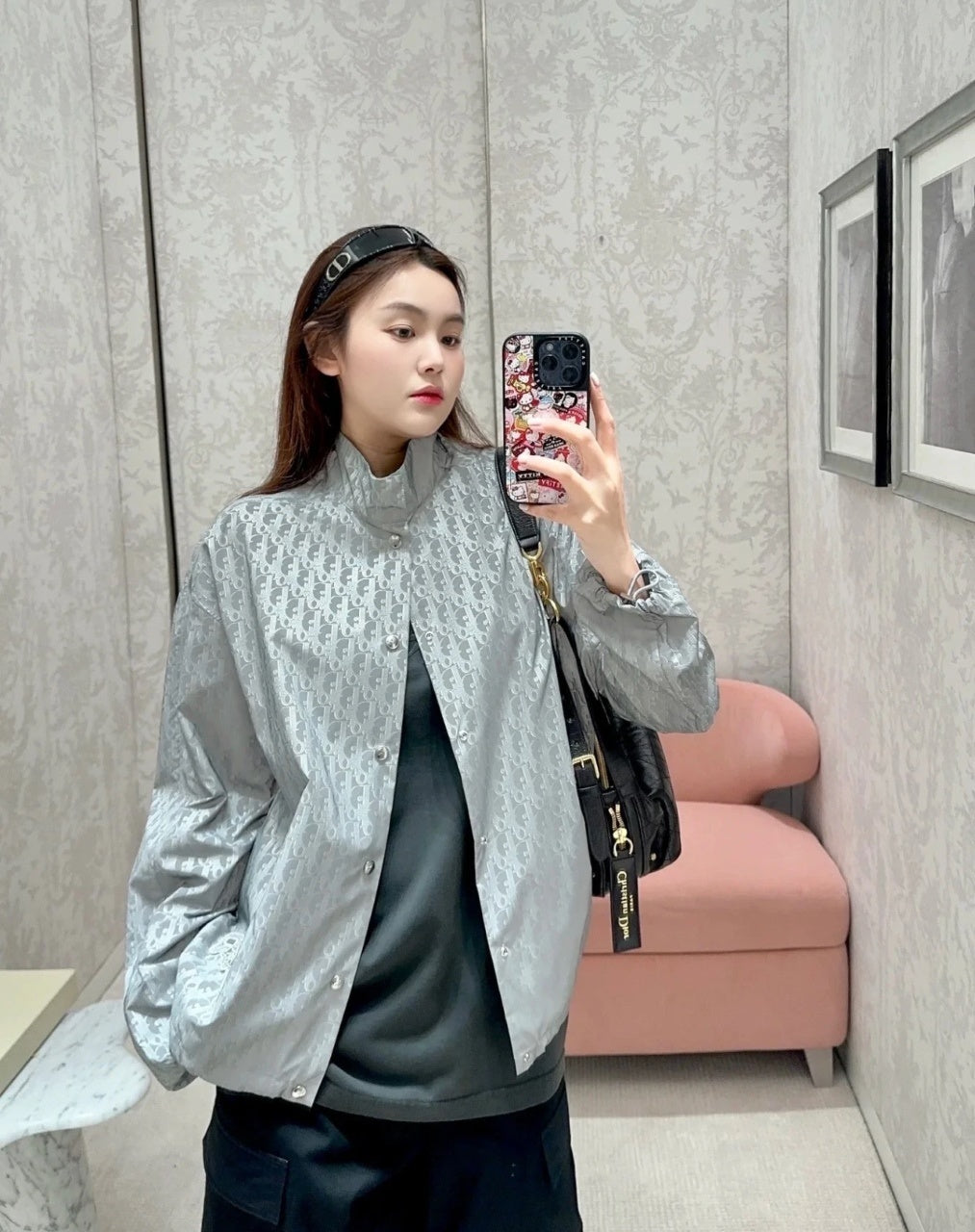 Dior Trianon Grey Reflective Jacket