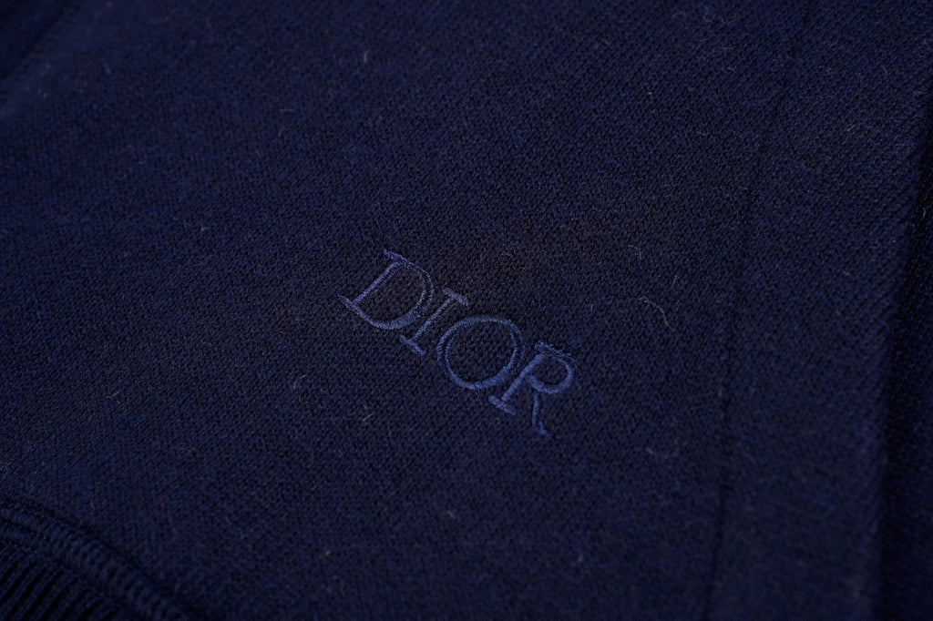 Dior Jacquard Hooded Reversible Zipped Jacket