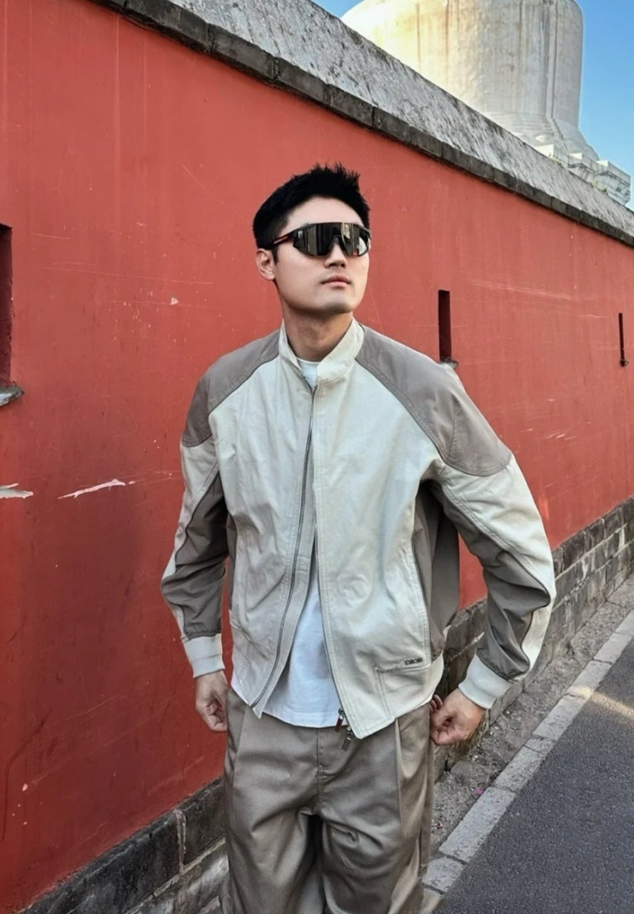 Dior Patchwork Cotton Canvas Jacket