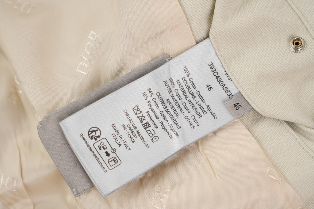 Dior Patchwork Cotton Canvas Jacket