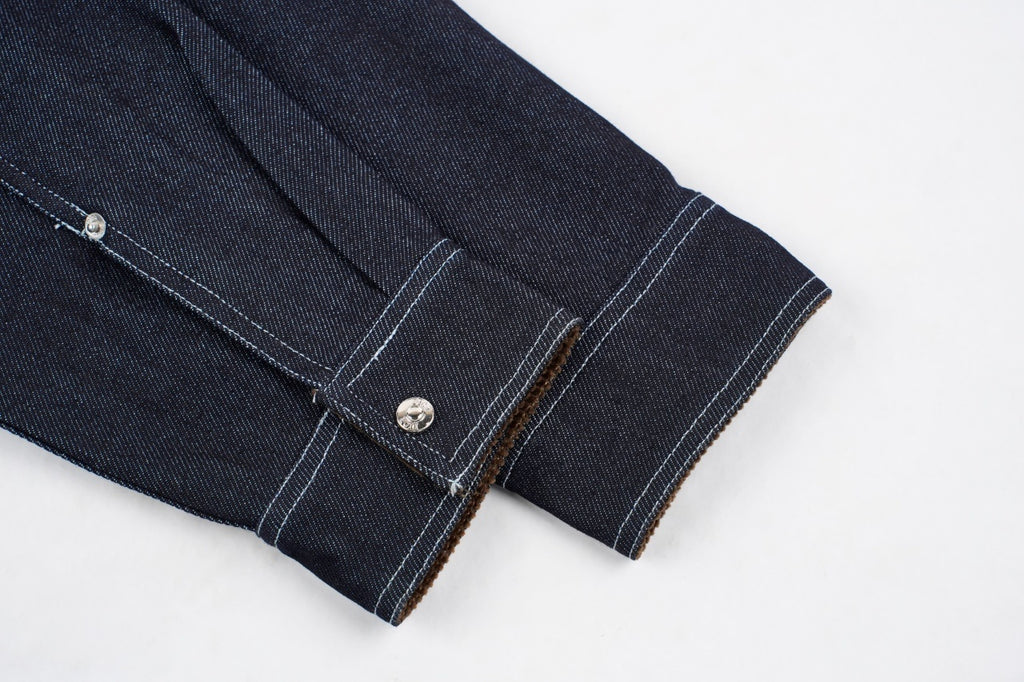 Dior Arm Graffiti Label Denim Shirt Jacket