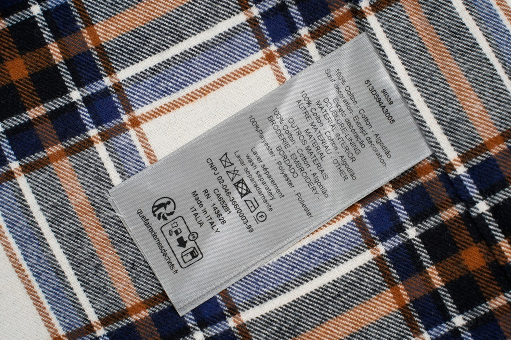 Dior Arm Graffiti Label Denim Shirt Jacket