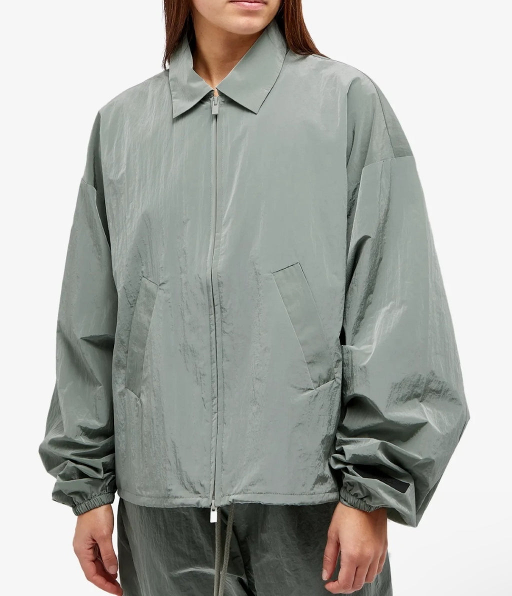 Dior Double-line Metallic Nylon Jacket