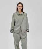 Dior Double-line Metallic Nylon Jacket