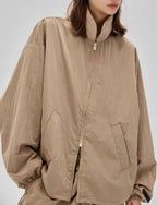 Dior Double-line Metallic Nylon Jacket