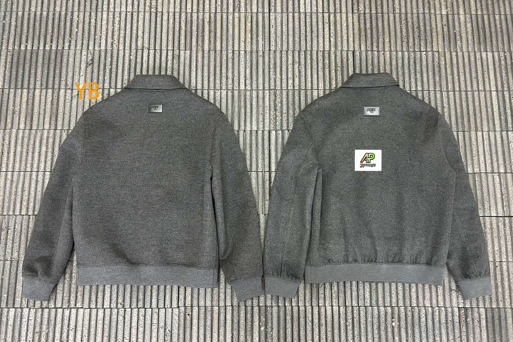 Fendi Lapel Single-Breasted Wool Jacket