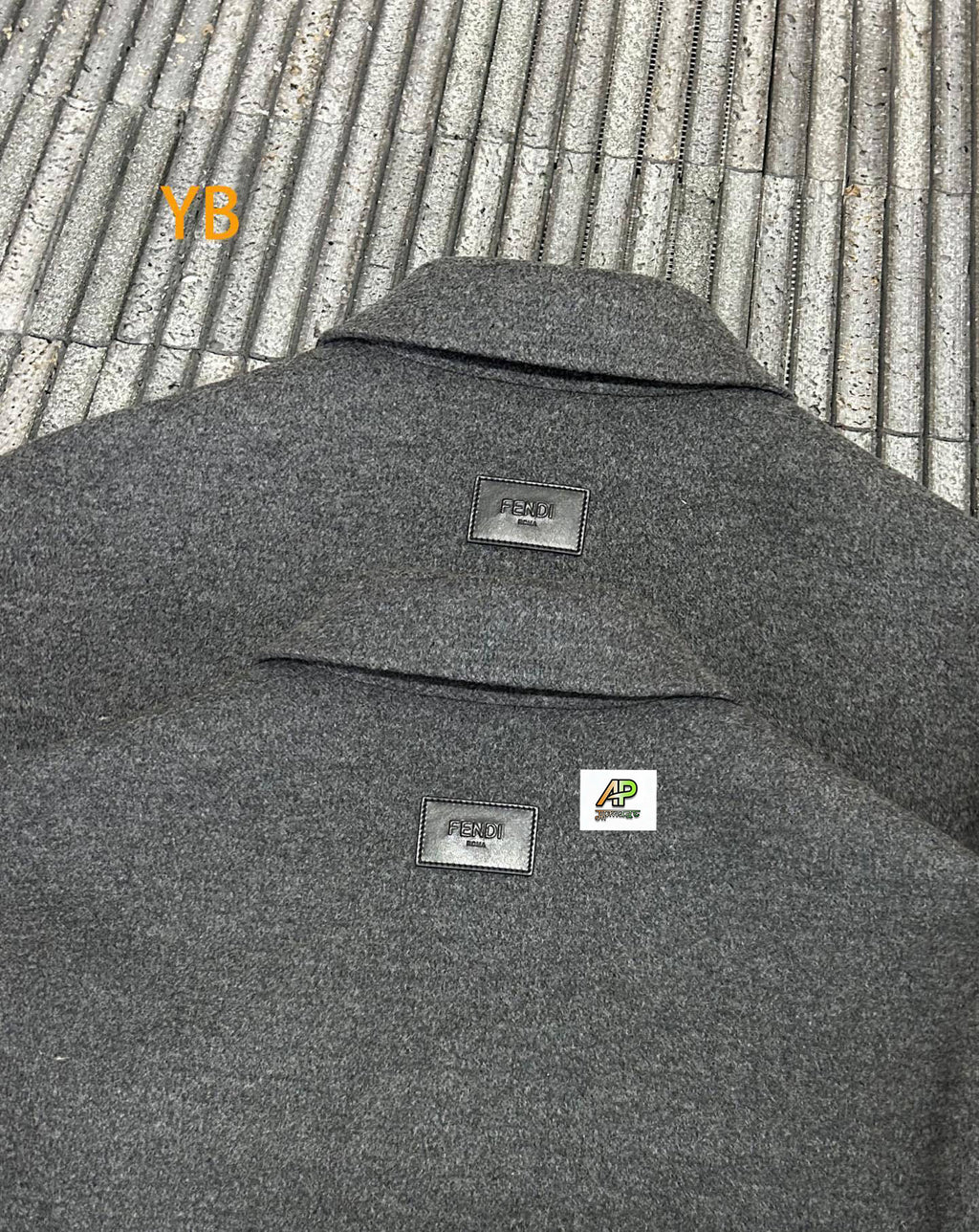 Fendi Lapel Single-Breasted Wool Jacket