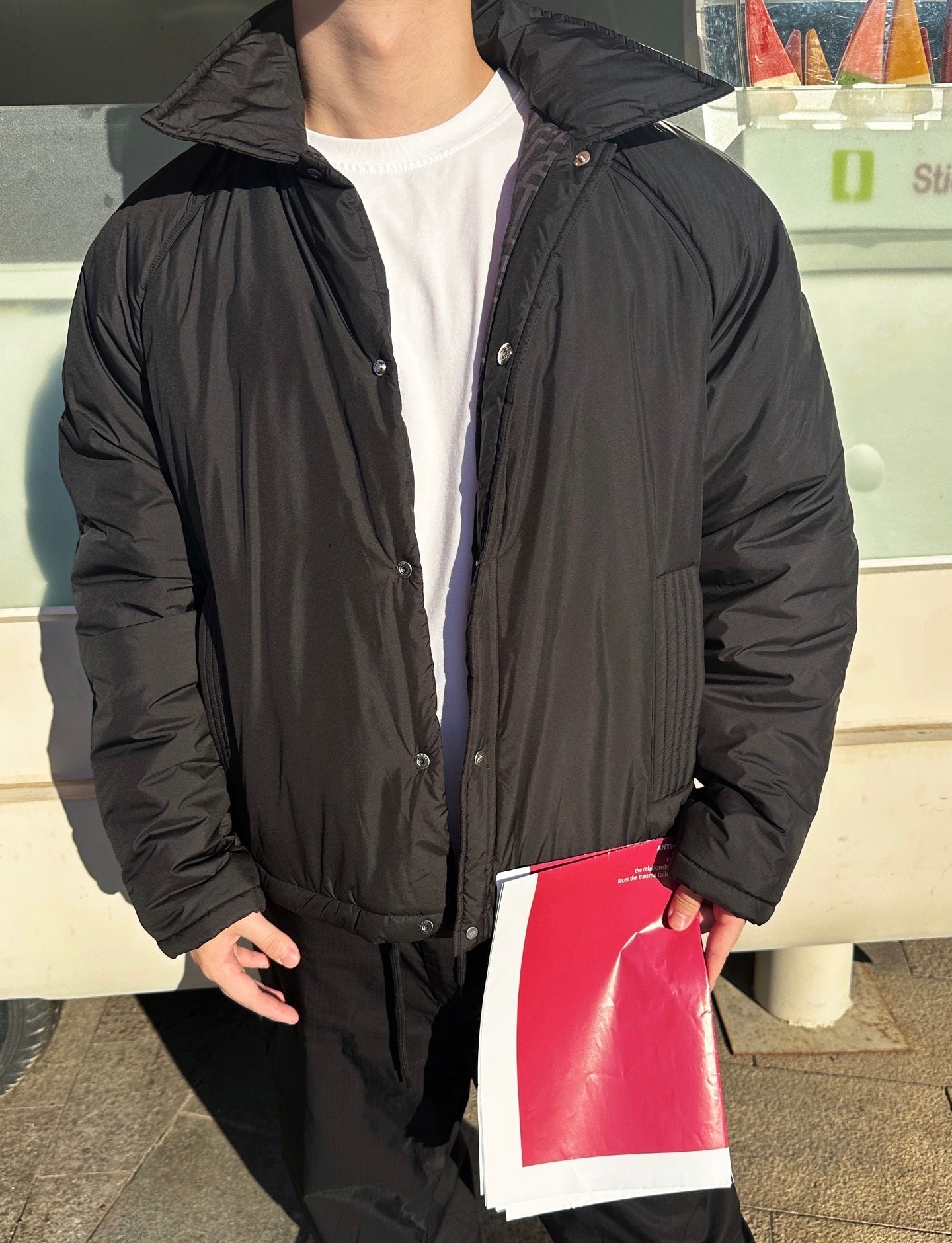 Fendi Lapel Gabardine Jacket