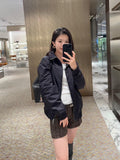 Fendi Stand Collar Nylon Bomber Jacket