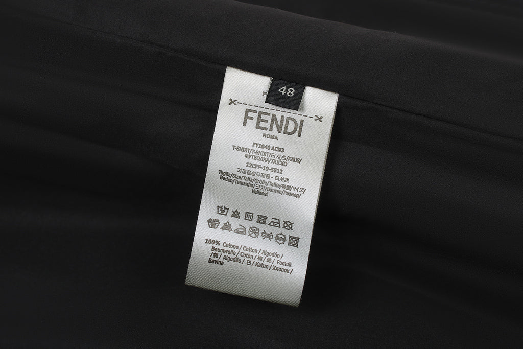Fendi Stand Collar Nylon Bomber Jacket