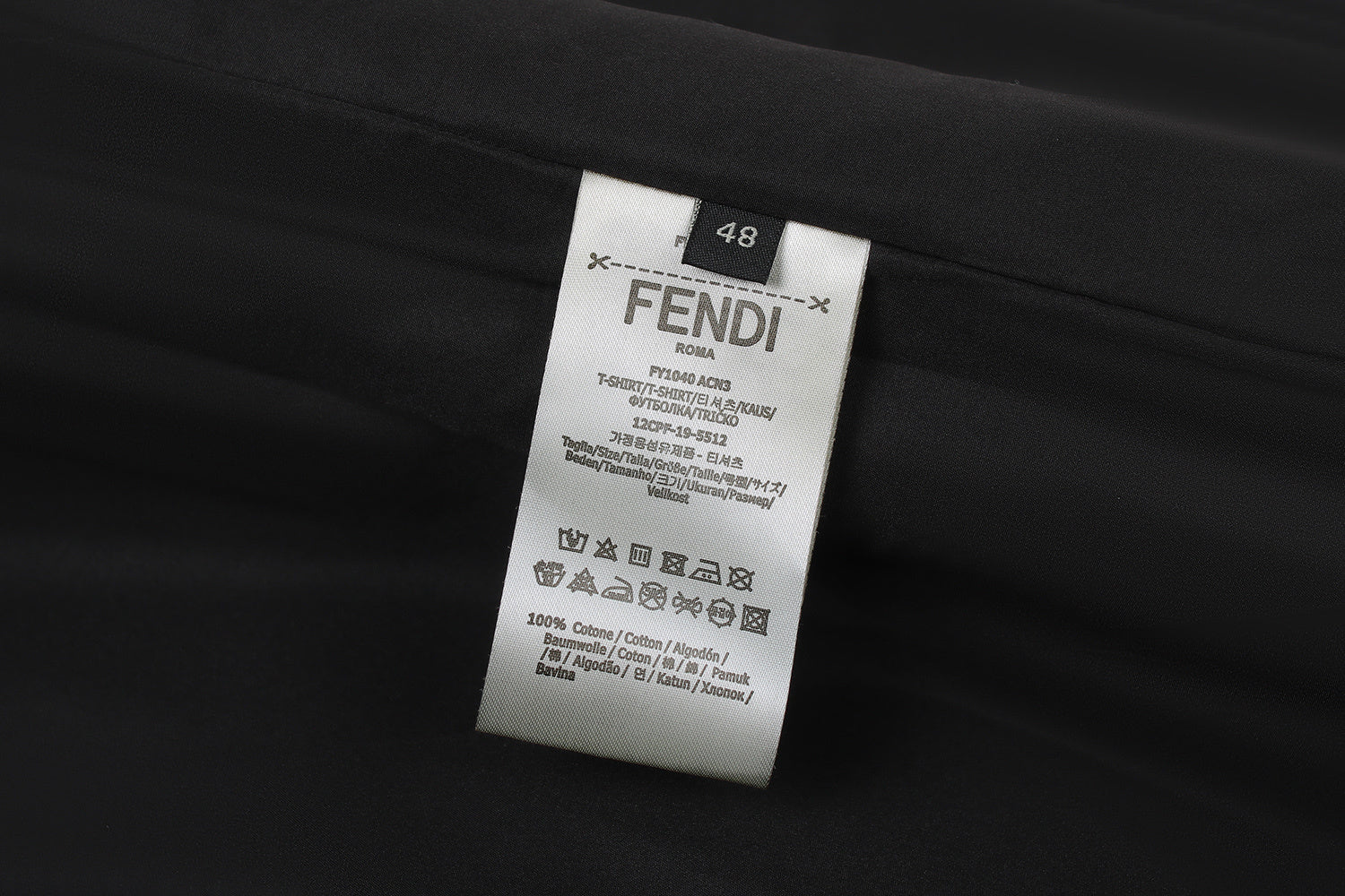 Fendi Stand Collar Nylon Bomber Jacket