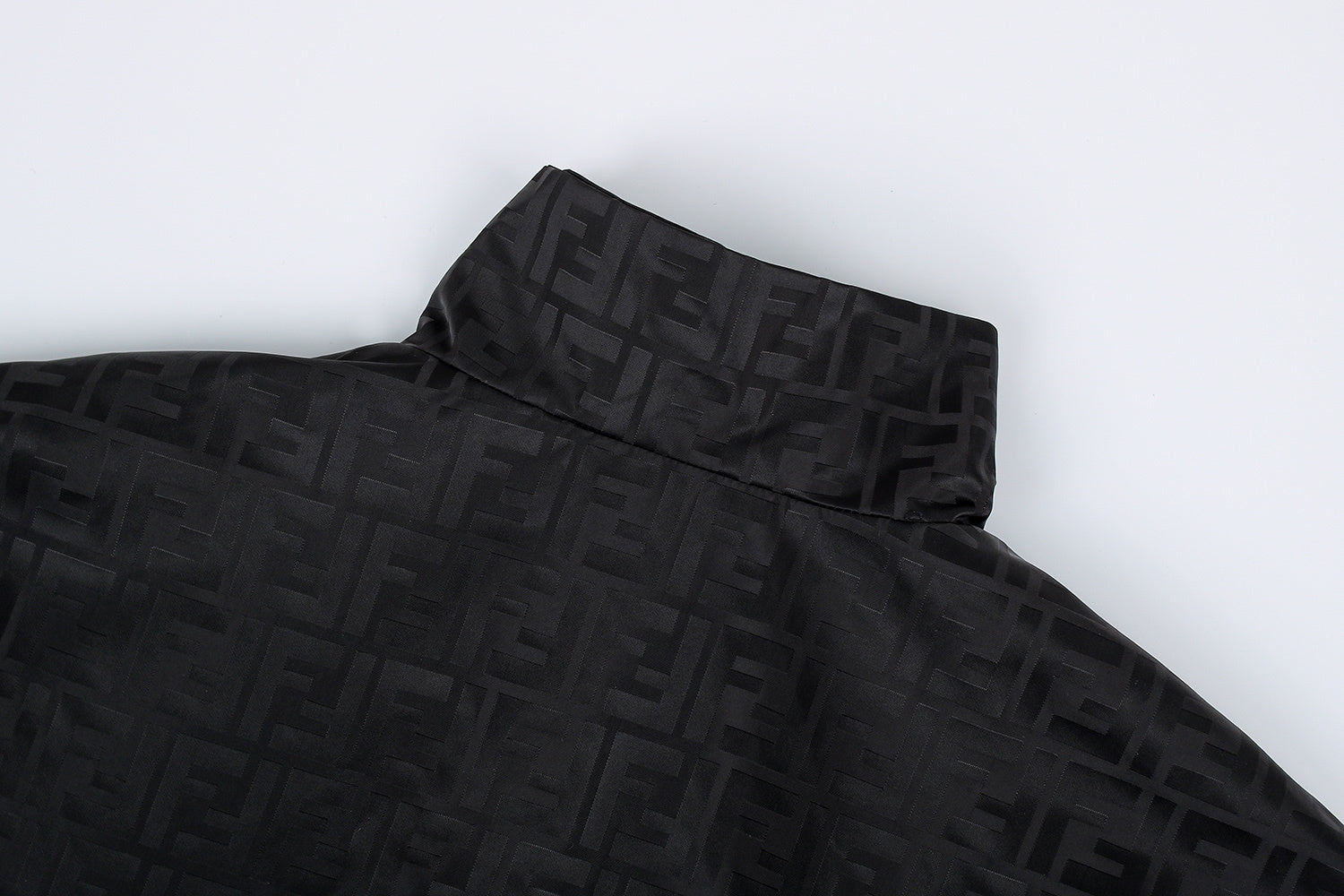 Fendi Stand Collar Nylon Bomber Jacket
