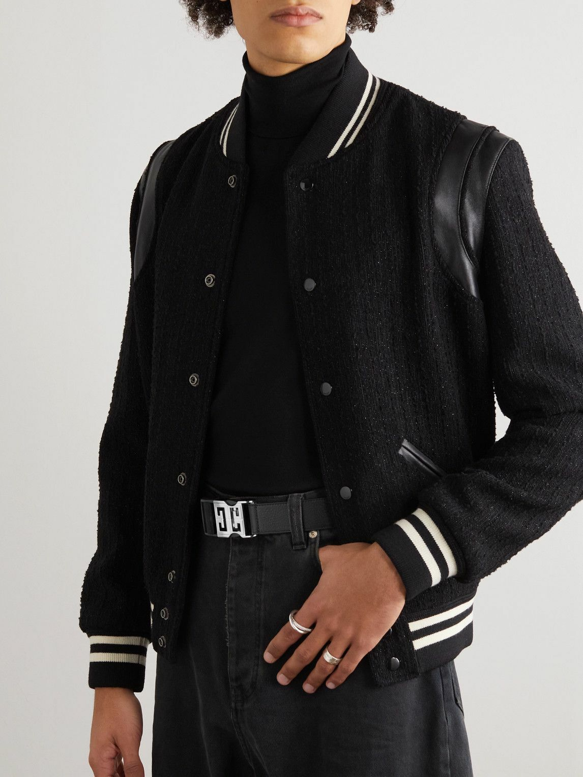 YSL Yves Saint Laurent Saint Laurent Aries Baseball Jersey