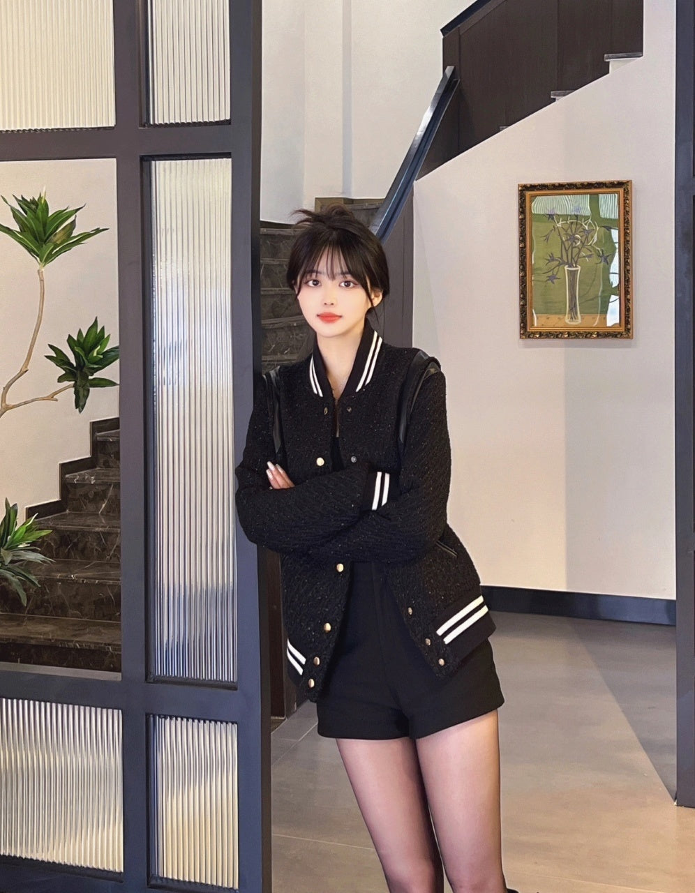 YSL Yves Saint Laurent Saint Laurent Aries Baseball Jersey