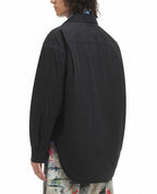 Acne Studios Black Padded Jacket with Starry Sky Pattern